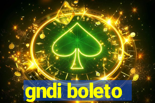 gndi boleto